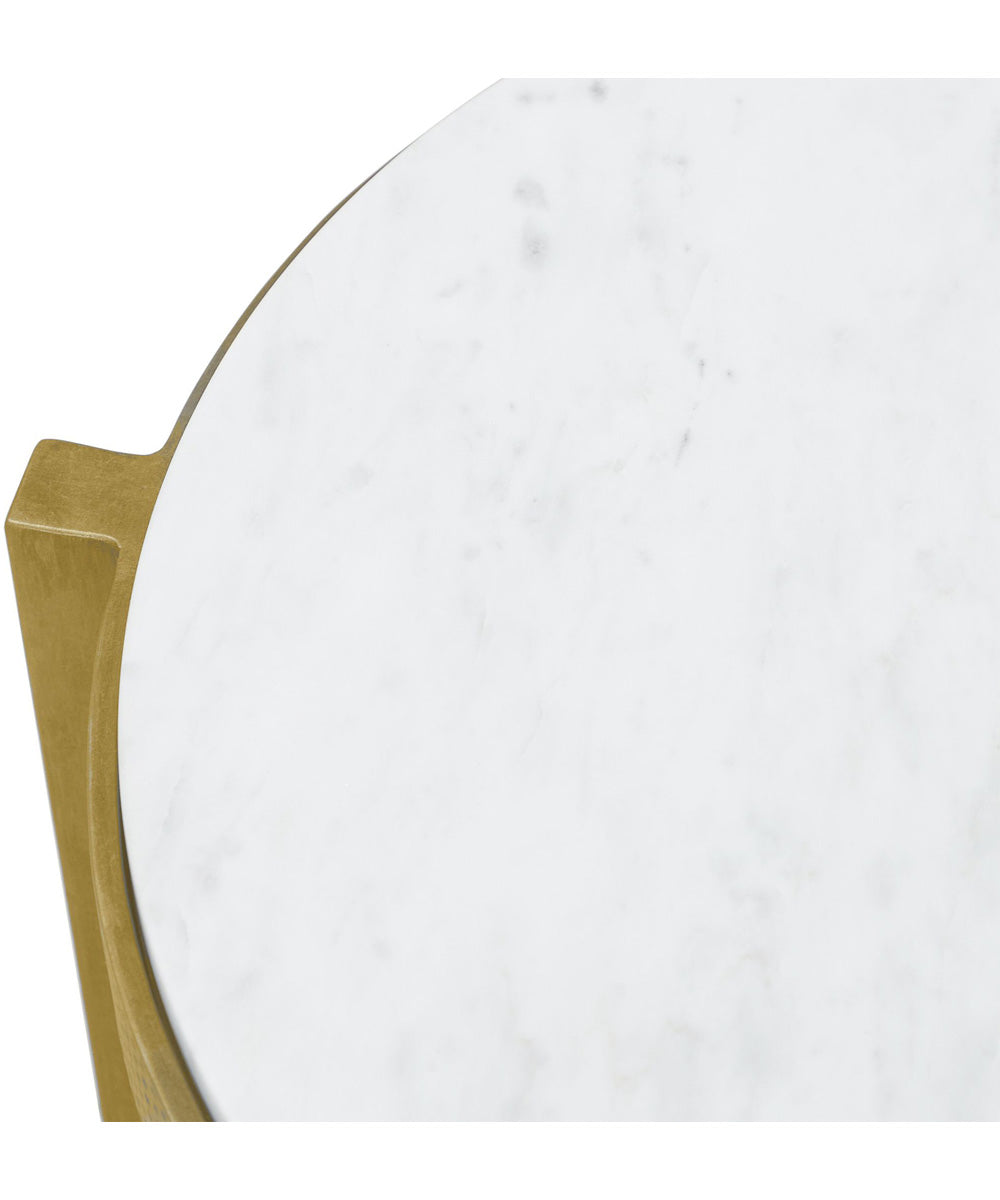 Ocilla Antique Brass Accent Table