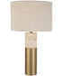 Gravitas Elegant Brass & Stone Lamp