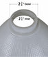 10 Inch Diameter Reflector-Type Replacement Shade