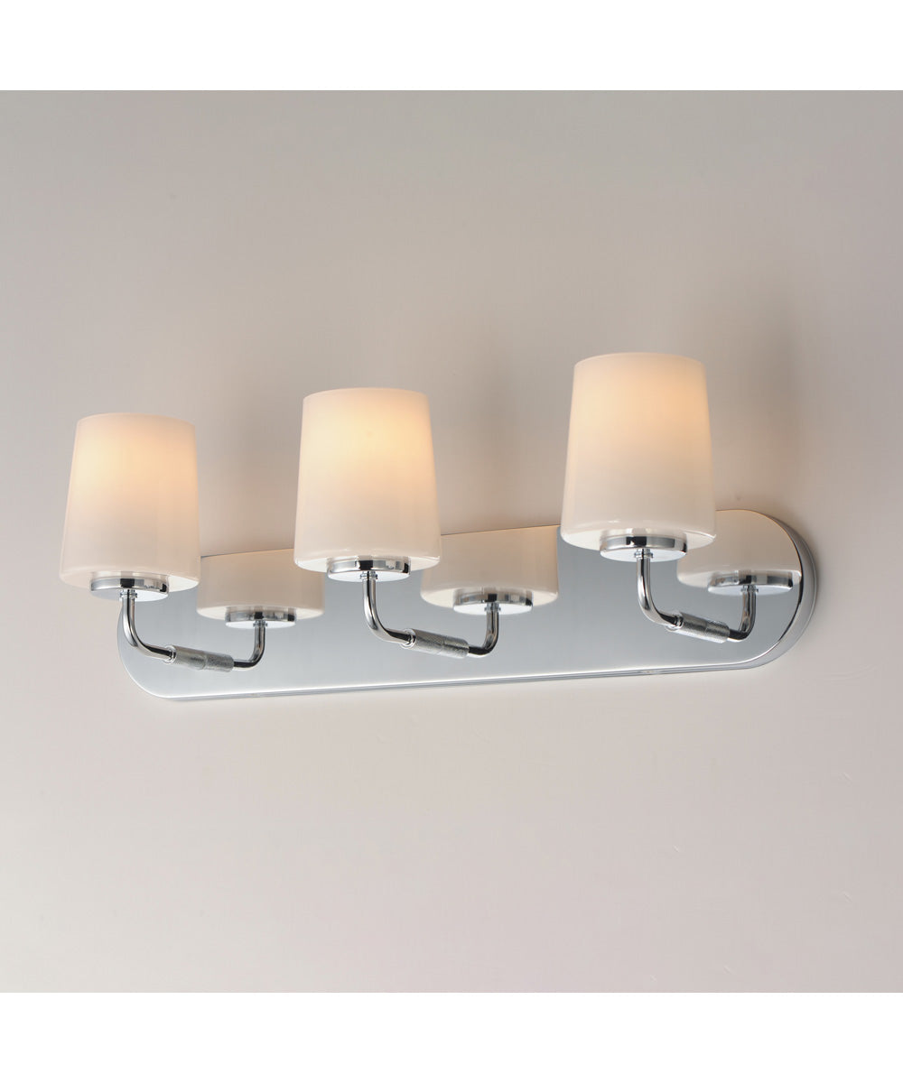 Durham 3-Light Strip Bath Vanity Polished Chrome