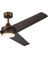 Velto 60-in. 3-Blade LED Modern Ceiling Fan Heritage Brushed Bronze