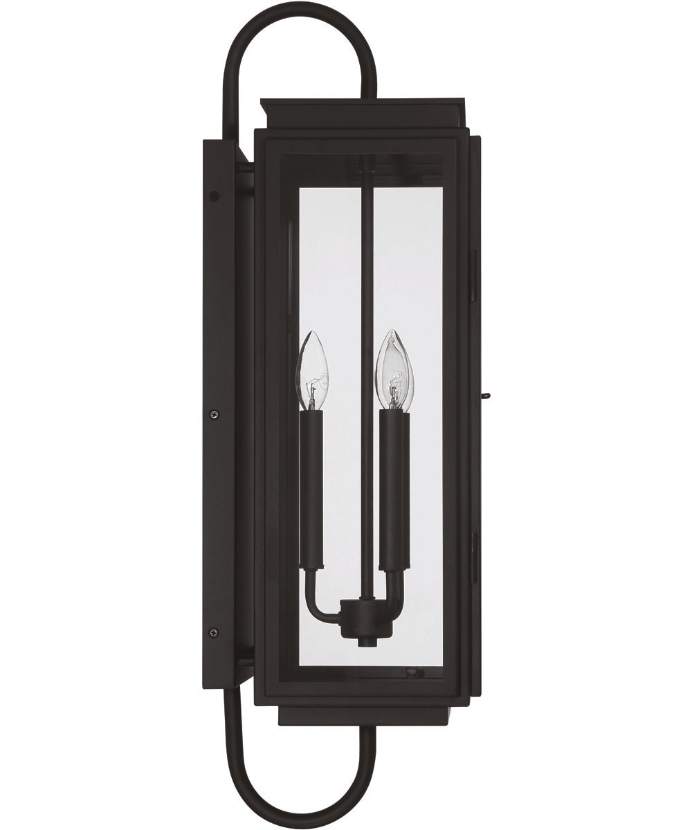 Irving 3-Light Outdoor Lighting Textured Black