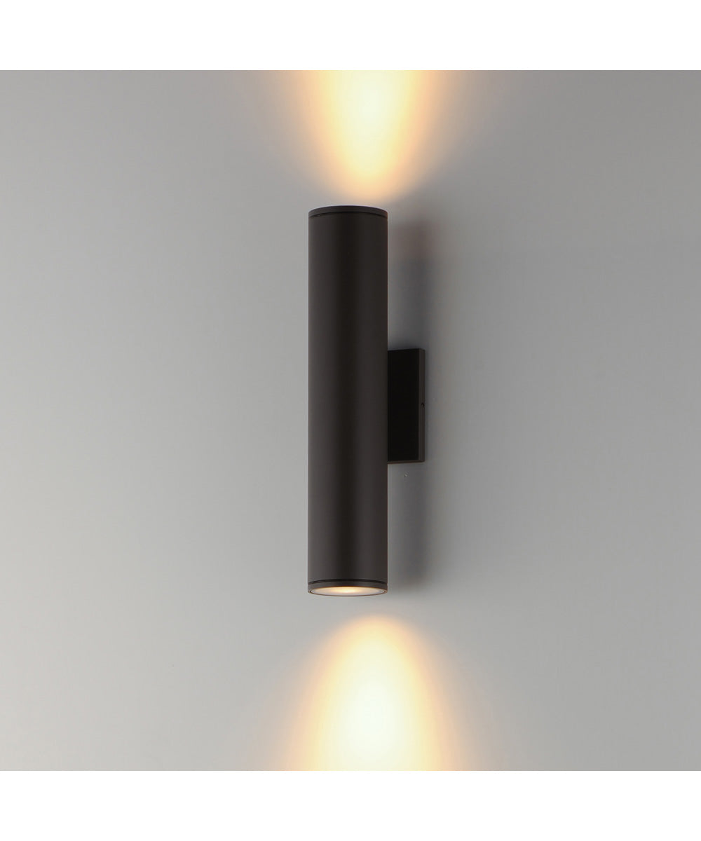 Caldera 15 inch Outdoor Wall Sconce Architectural Bronze