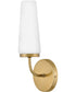 Selma 1-Light Medium Single Light Sconce in Gold