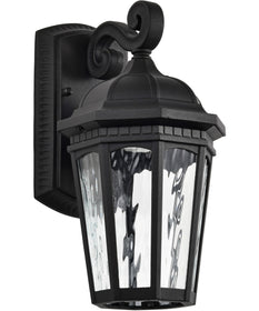 East River 1-Light Outdoor Matte Black