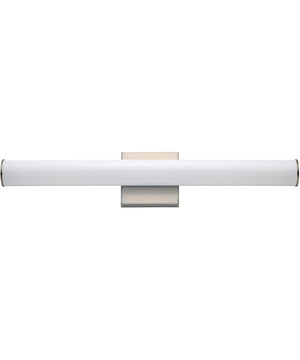 Rail 24 inch LED Bath Vanity 5CCT Satin Nickel