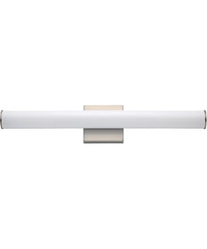 Rail 24 inch LED Bath Vanity 5CCT Satin Nickel