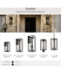 Shaw 19.5 inch 1 Light Outdoor Wall Light with Clear Glass Antique Bronze