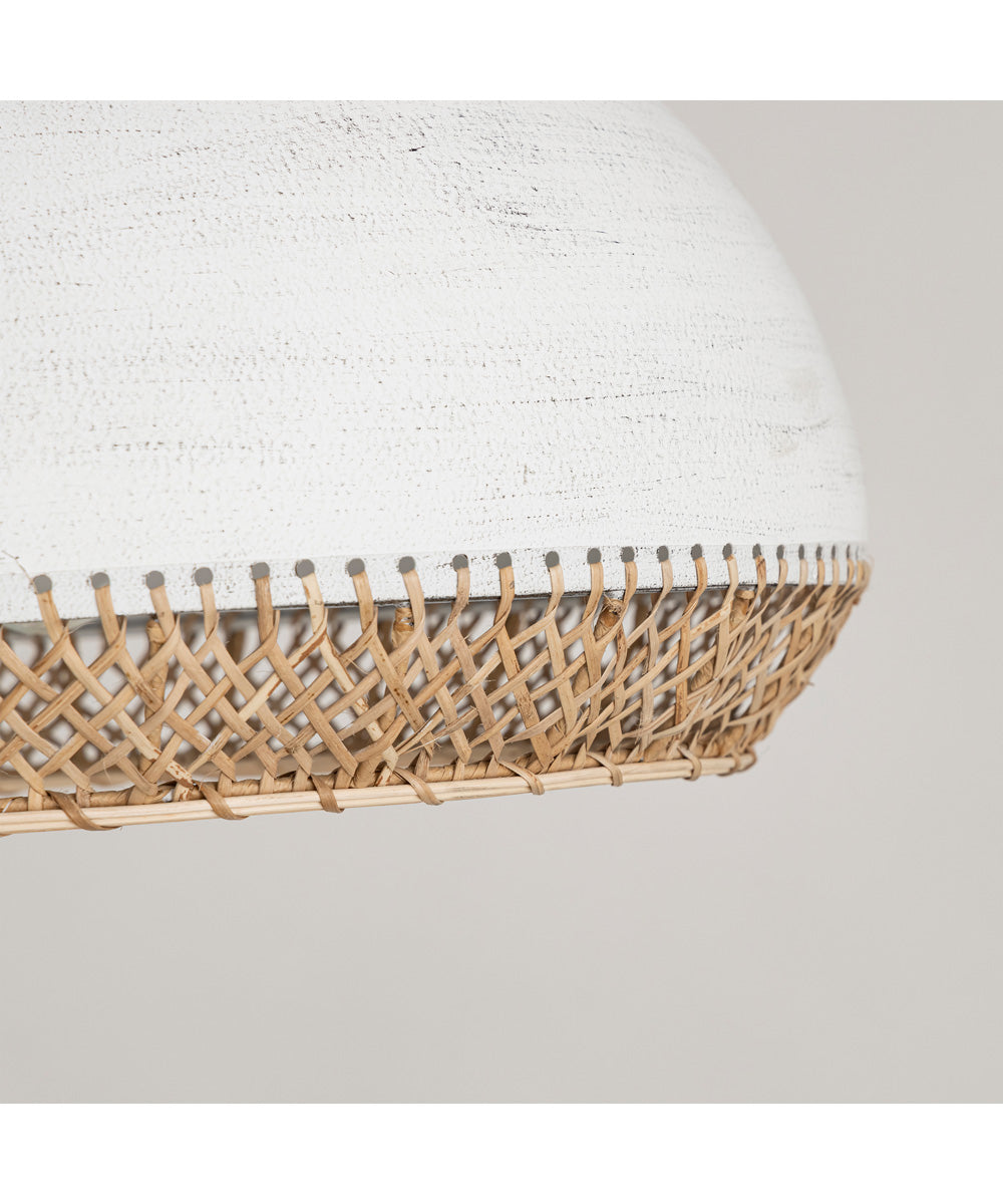 Tamba Large 1-Light Pendant Ivory