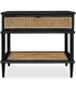 Coast Black Rattan Side Table