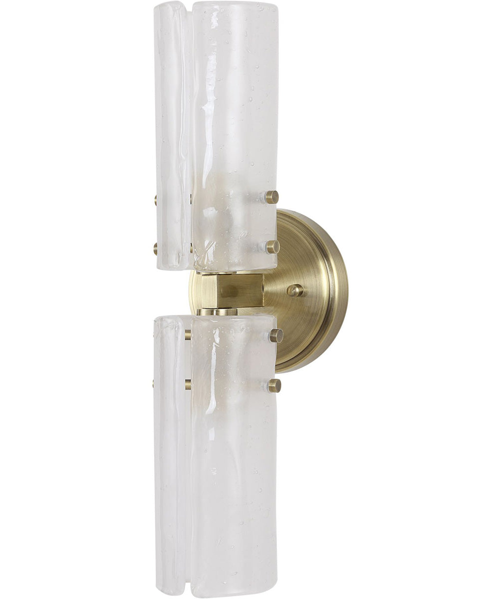 Mistie 2 Light Glass Sconce