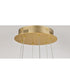 Kenzo  Chandelier Polished Anodized Bronze