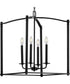 Winslett Black 4-Light Foyer Matte Black