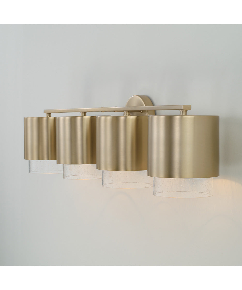 Weller 4-Light Vanity Matte Brass