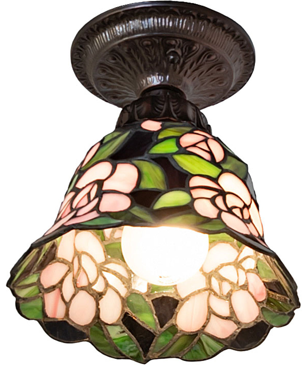 8" Wide Begonia Flushmount