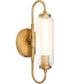 Whitmire 1-light Wall Mount Light Fixture Brushed Brass