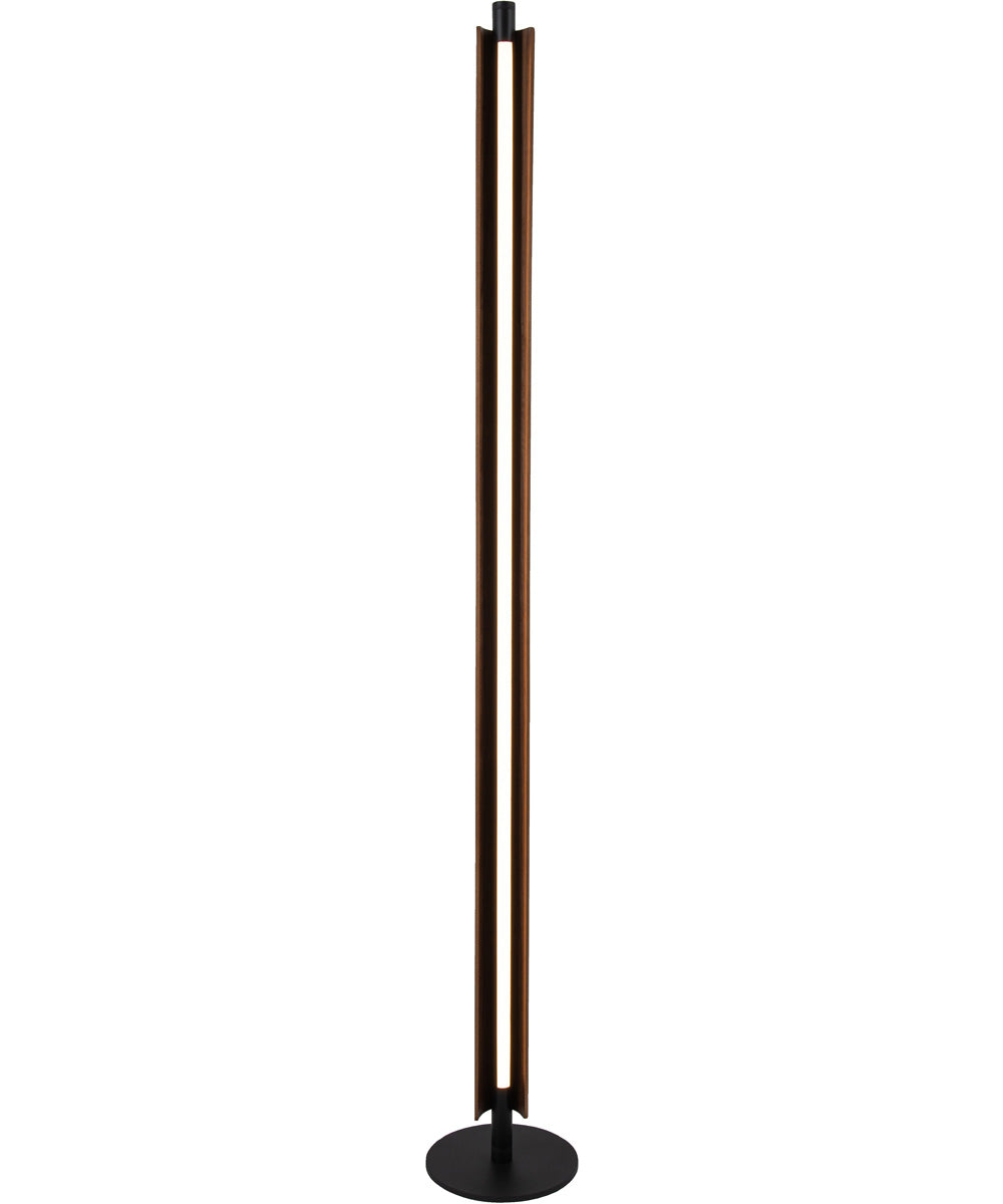 Cameron 1-Light Lighting Flat Black/Walnut