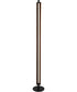 Cameron 1-Light Lighting Flat Black/Walnut