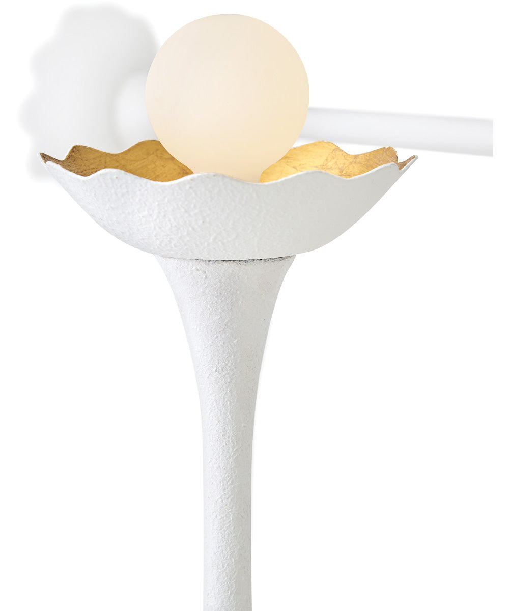 Darla 6-Light Large Adjustable Multi Tier in Textured Plaster