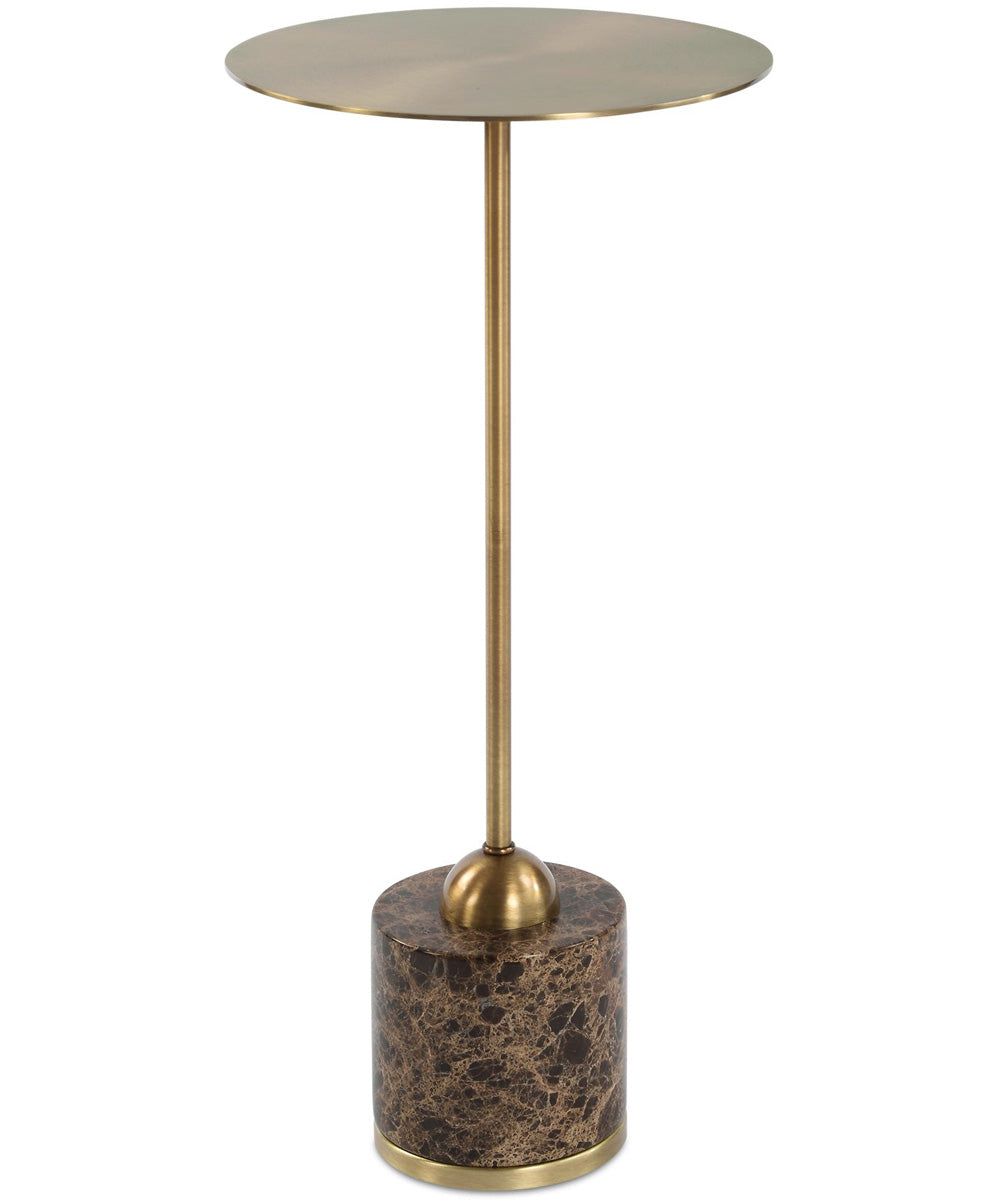 Verlin Brass Drink Table