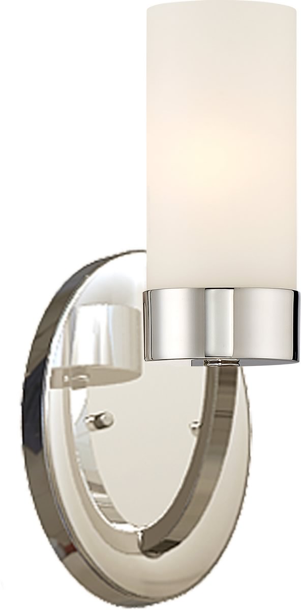 5"W Denver 1-Light Vanity & Wall Polished Nickel