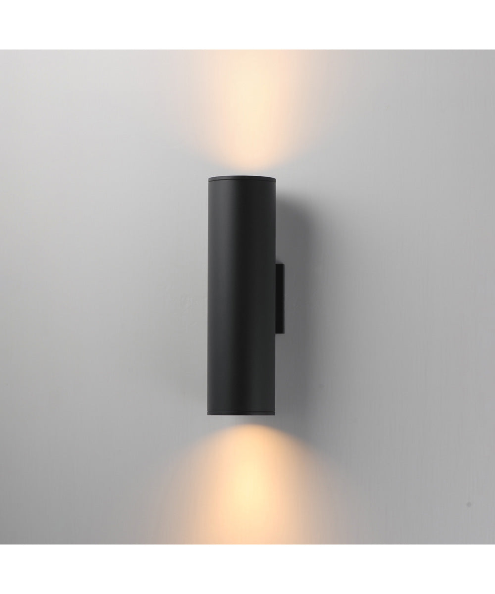 Stout Outdoor Wall Sconce - 15 inch Black