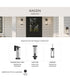 Kagen Outdoor Post Light with Clear Glass Panels Matte Black