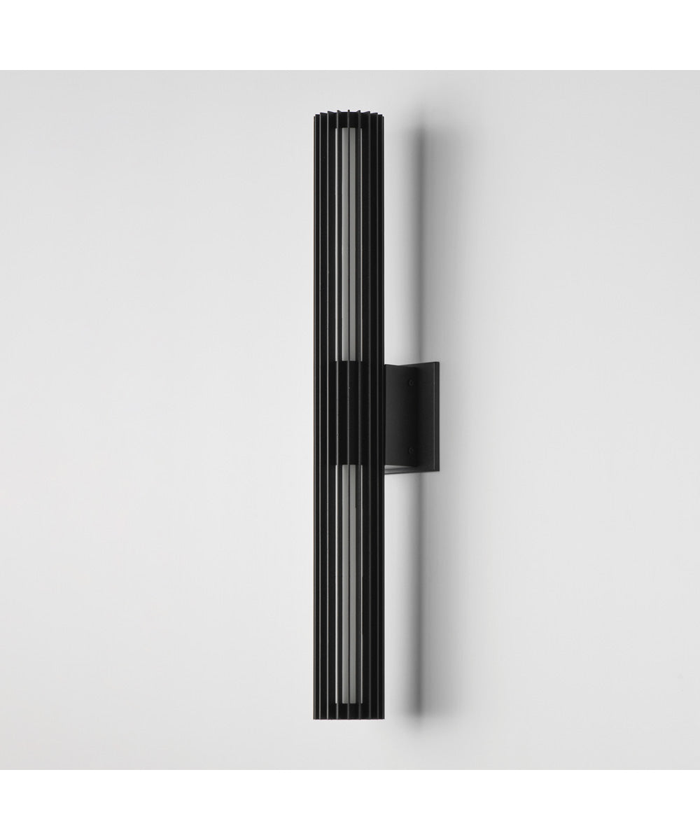 Citadel 28 inch LED Outdoor wall sconce Black