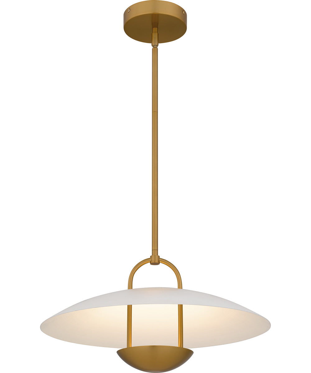 Bingham Large Pendant Brushed Gold