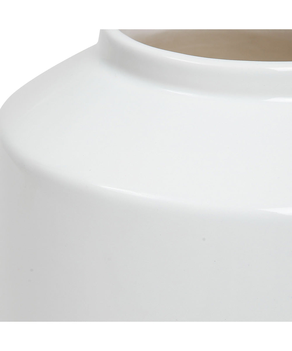 Illumina Abstract White Vases, Set of 2