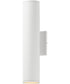 Caldera Outdoor Wall Sconce - 15 inch White