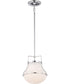 Valdora 1-Light Pendant Polished Nickel
