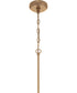 Pleated 1-Light Lighting Premium Bronze