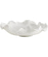Wave Crest White Outdoor Bowl