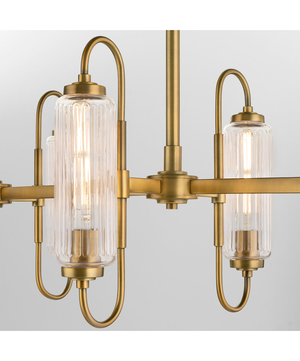 Whitmire 6-light Pendant Brushed Brass