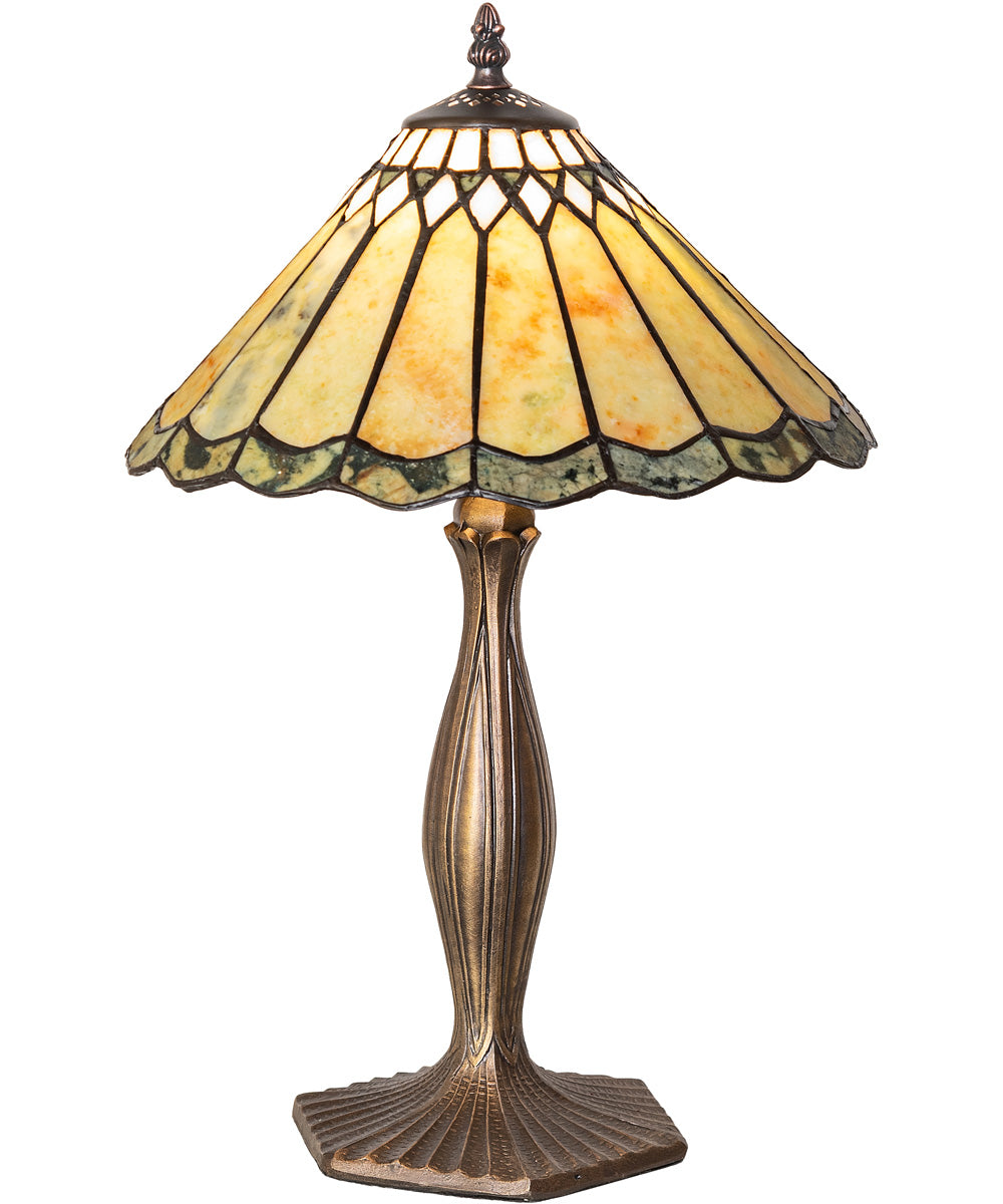 18" High Carousel Jadestone Accent Lamp