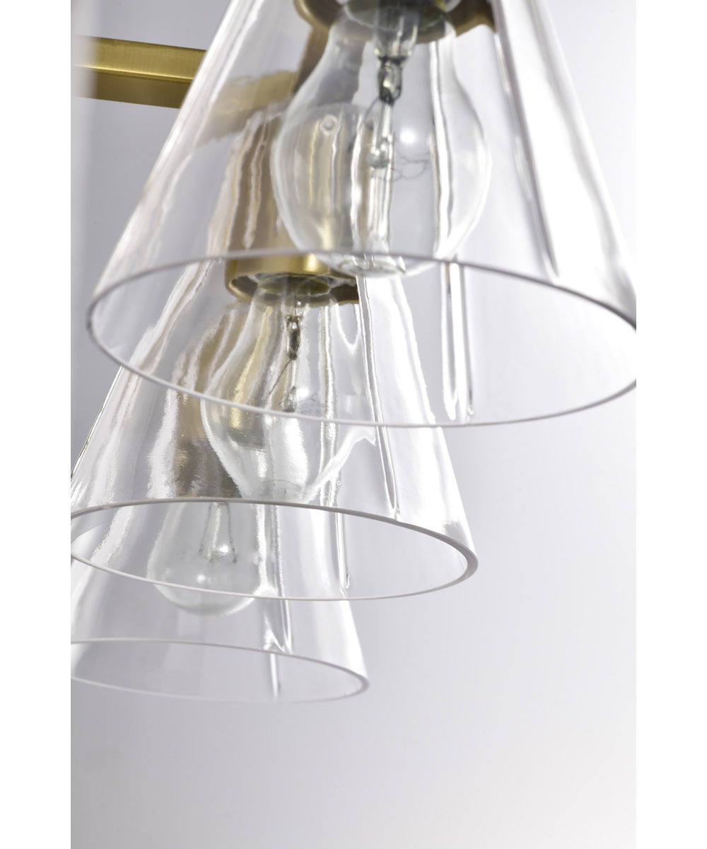 Gianna 3-Light Vanity & Wall Vintage Brass