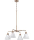Pleated II 4-Light Lighting Premium Bronze