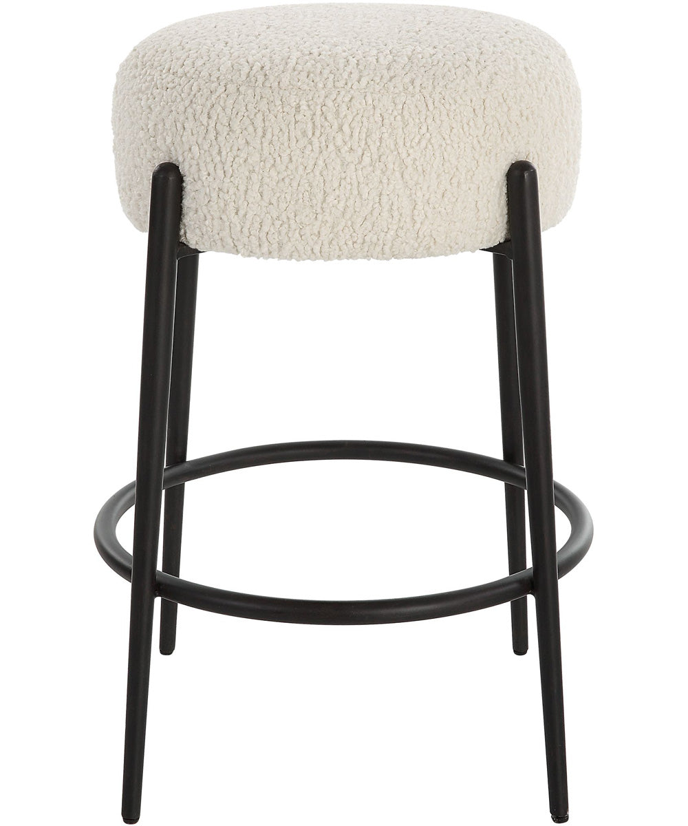 Arles Plush Counter Stool