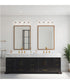 Quillan 4-Light Transitional Bath & Vanity Light White Plaster