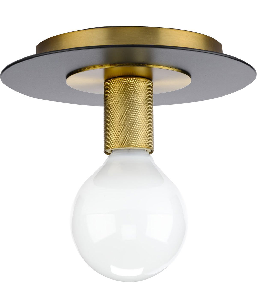 Trimble 1-Light 8" Flush Mount Brushed Bronze