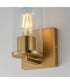 Livingston 1-Light Sconce Natural Aged Brass