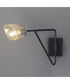 Keppe Swing Arm Wall Sconce Dark Bronze