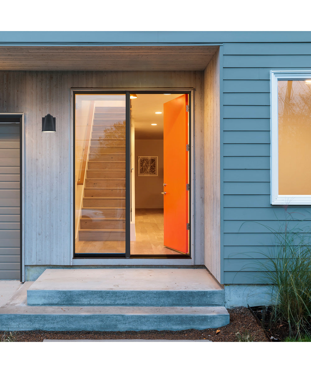 Cedar Mist Outdoor Wall Sconce Black