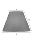 9x18x13 Gray Butcher Linen Empire Hardback Lampshade