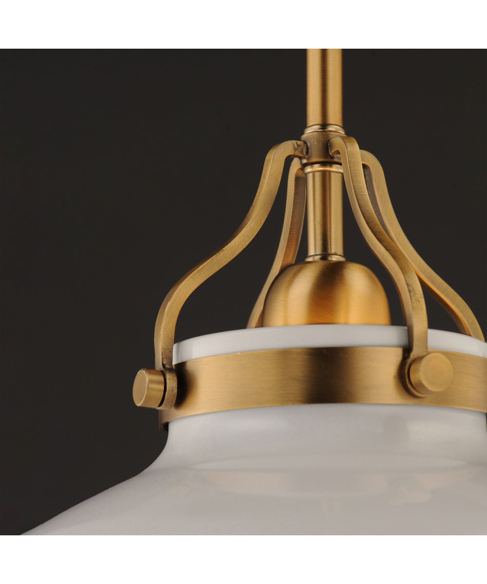 Hollis 12 inch Pendant Natural Aged Brass