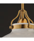Hollis 12 inch Pendant Natural Aged Brass