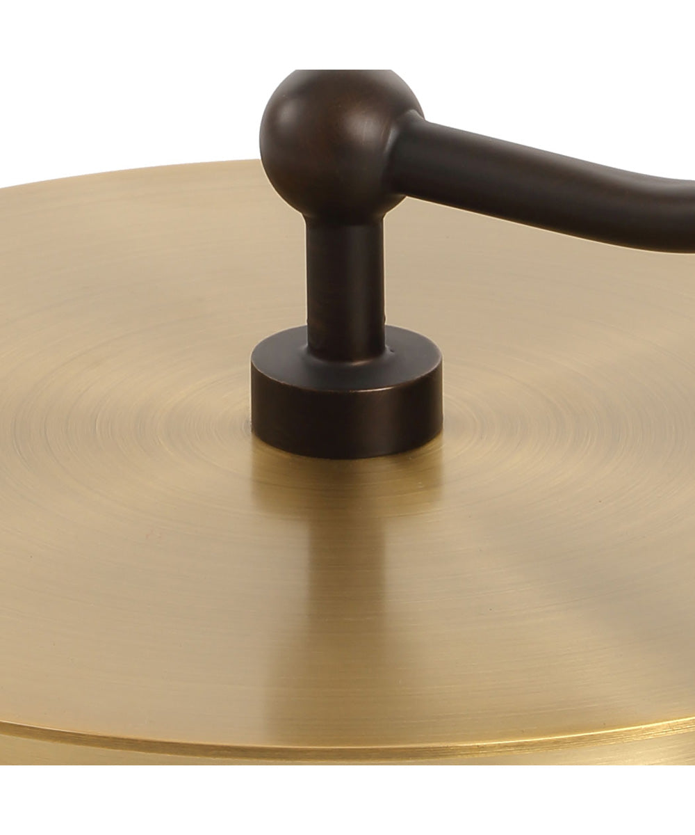 Irwin Curved Brass Floor Lamp