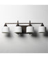 Bisque 4-Light Bath Vanity Oil Rubbed Bronze