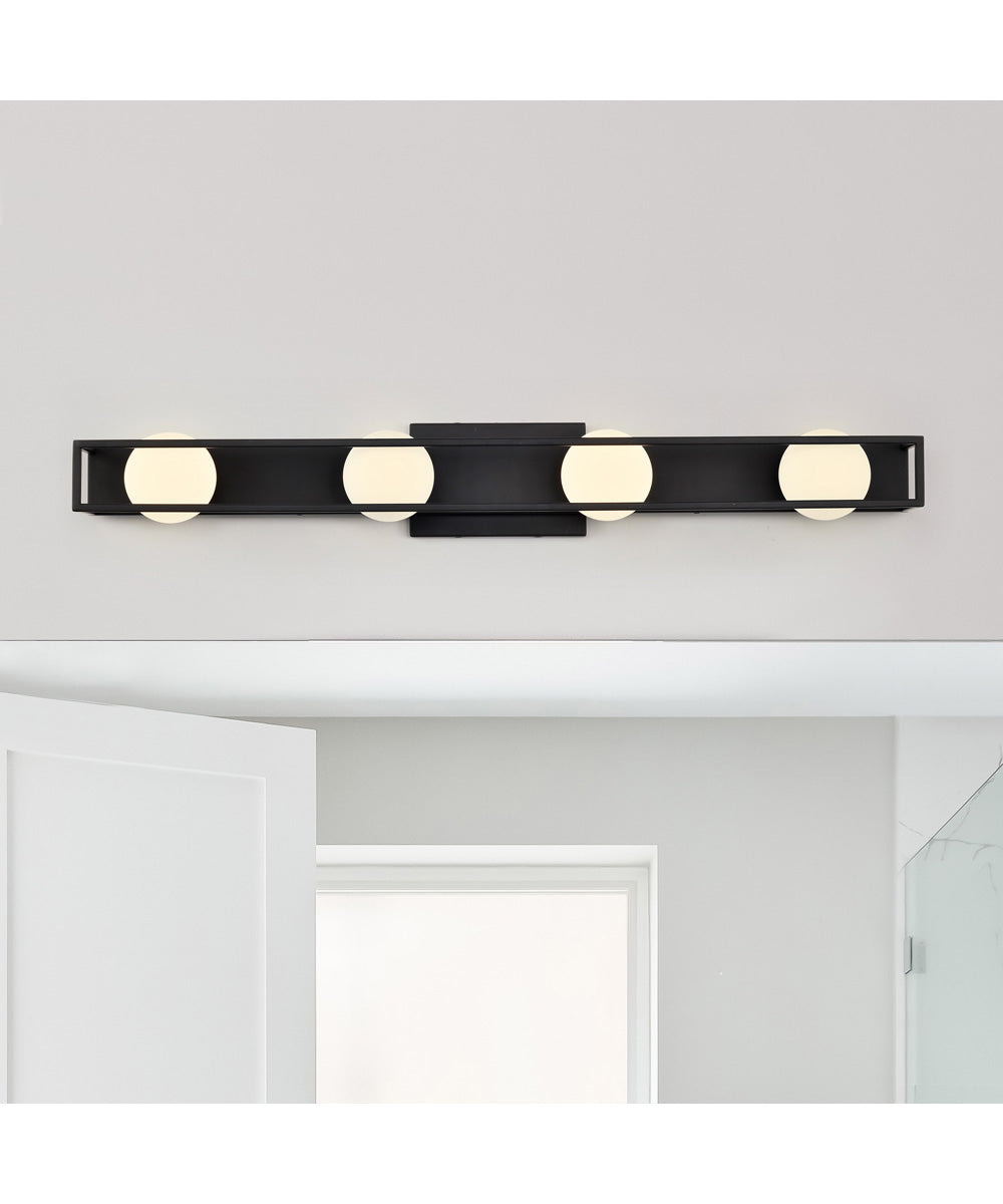 Jenkins 4-Light Vanity & Wall Matte Black